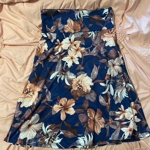 NWT LuLaRoe Large Azure Skirt